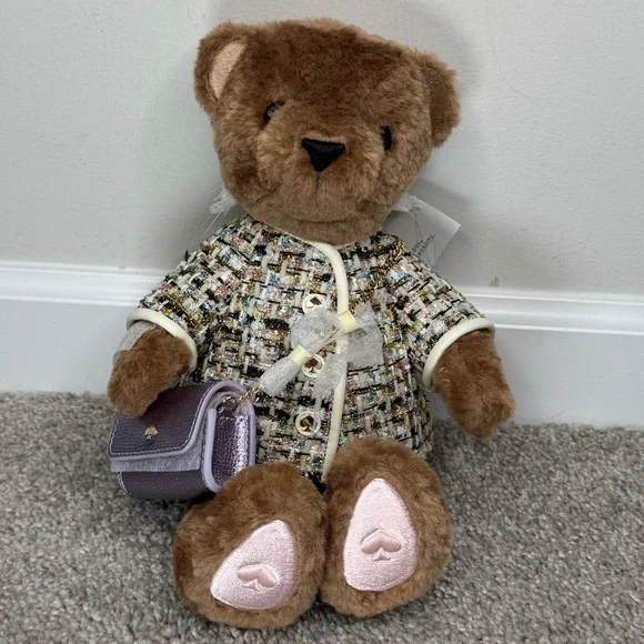 NWT Kate Spade Oh What Fun 3D Teddy Bear Crossbody Purse Holiday Edition 2024 - Picture 5 of 12